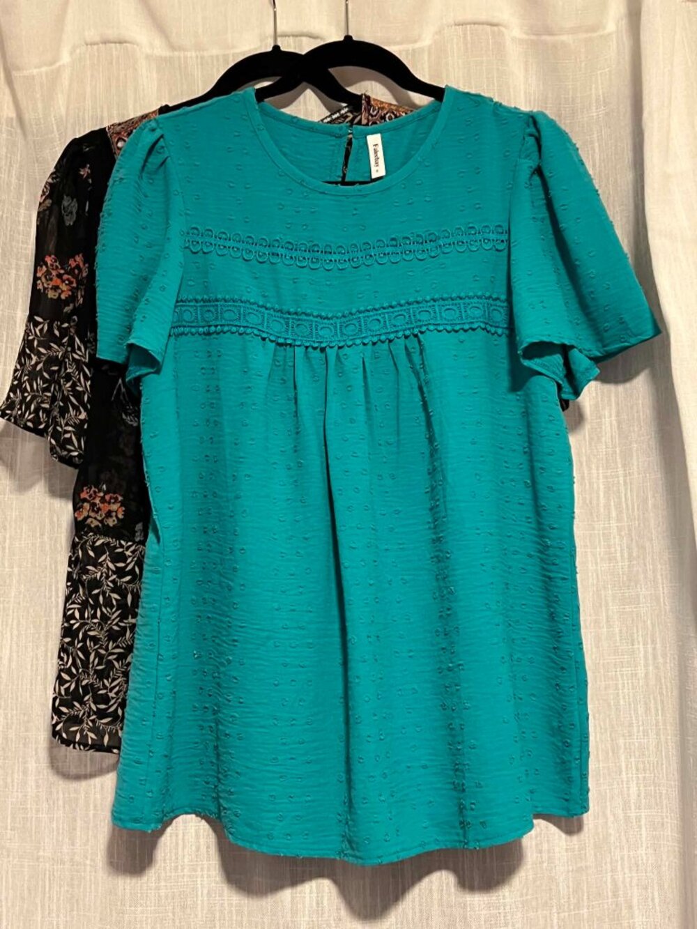 Pretty Falechay & Knox Rose Lightweight Tops Boho Style Size M